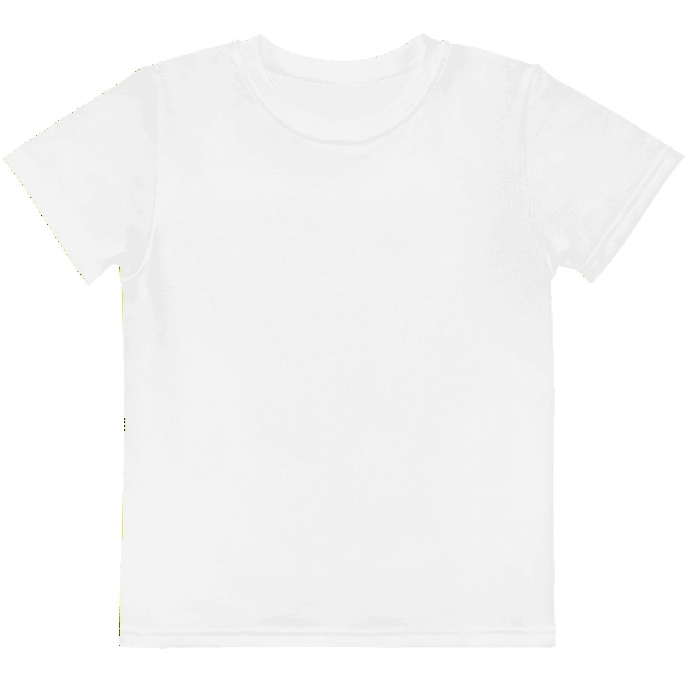 All-Over Print Kids Cotton Crew Neck T-Shirt, product photo