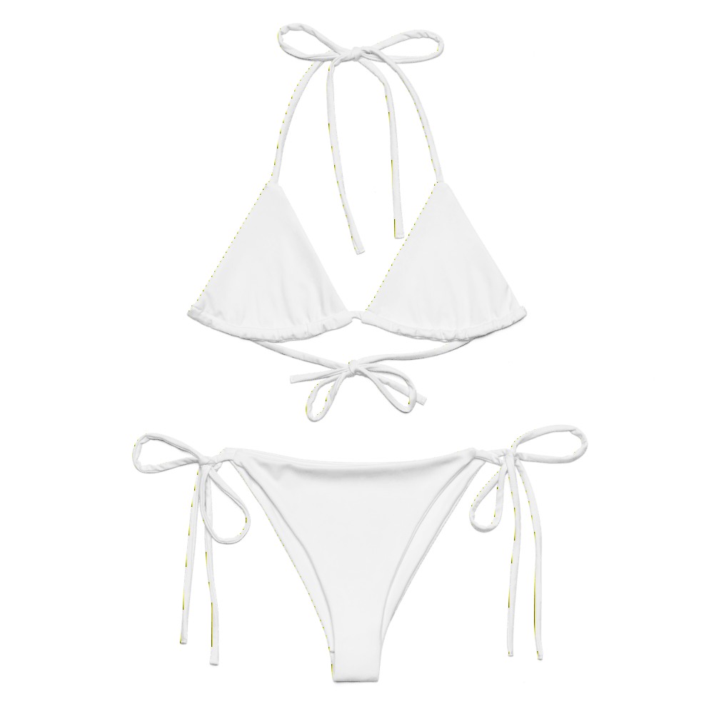All-Over Print Recycled String Bikini, product photo