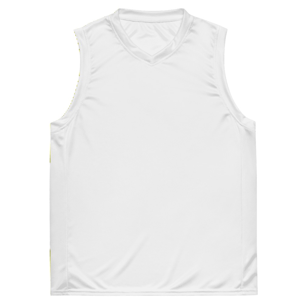 All-Over Print Recycled Unisex Basketball Jersey, product photo