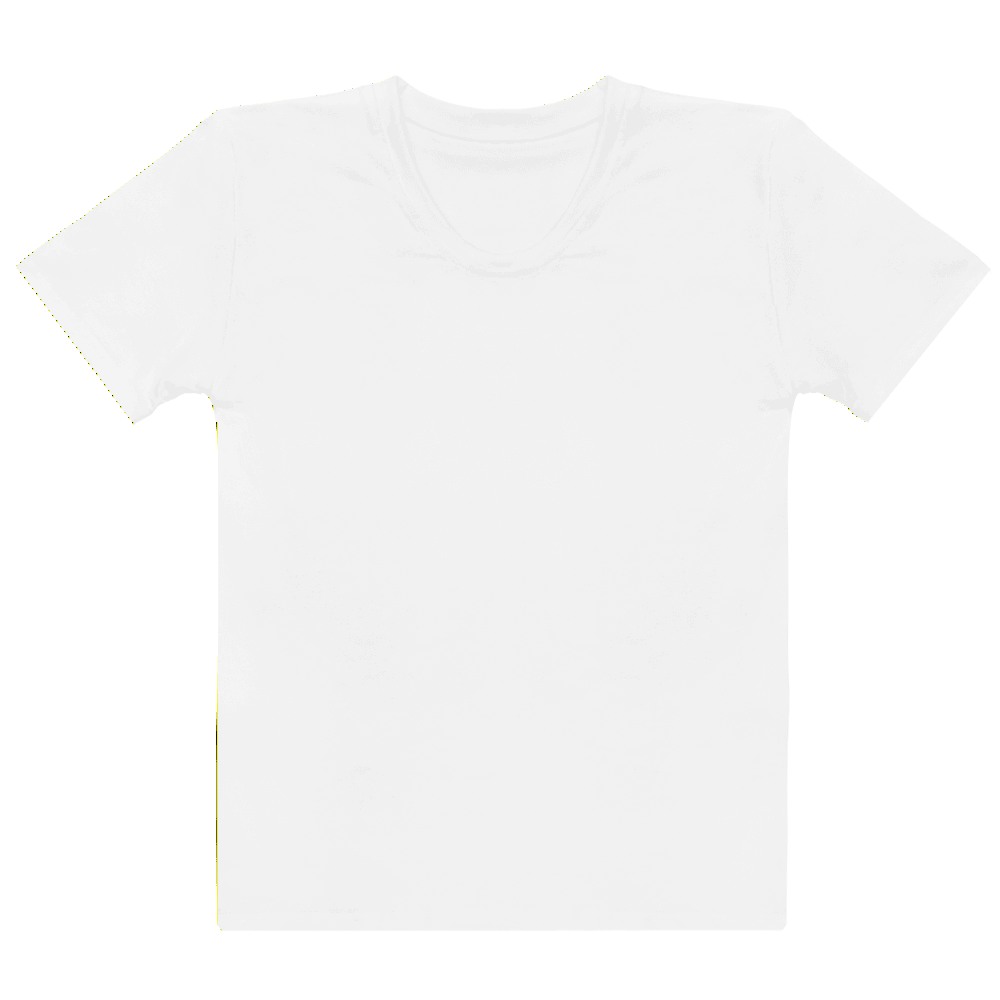All-Over Print Women’s Cotton Crew Neck T-Shirt, product photo