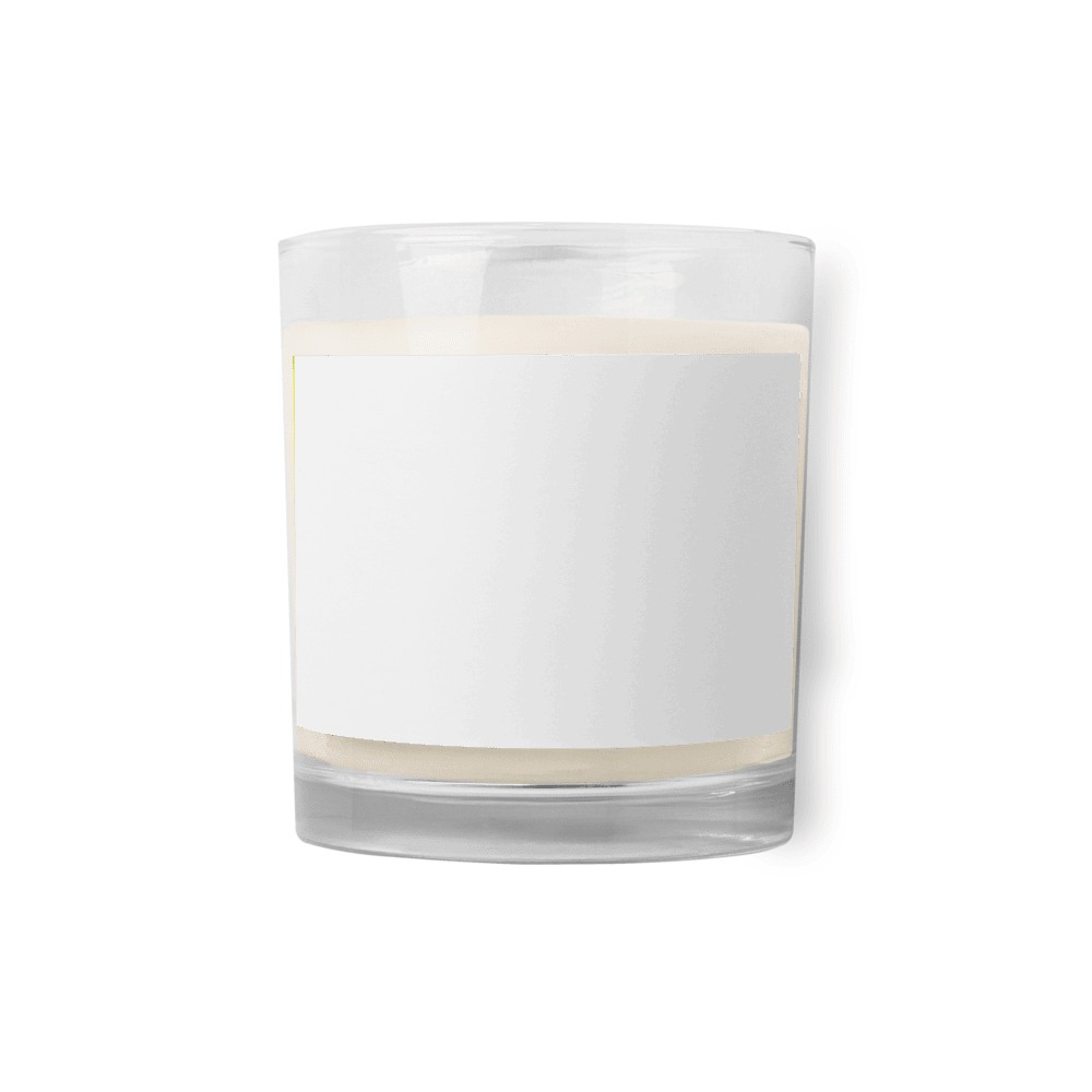 Glass Jar Soy Wax Candle, product photo