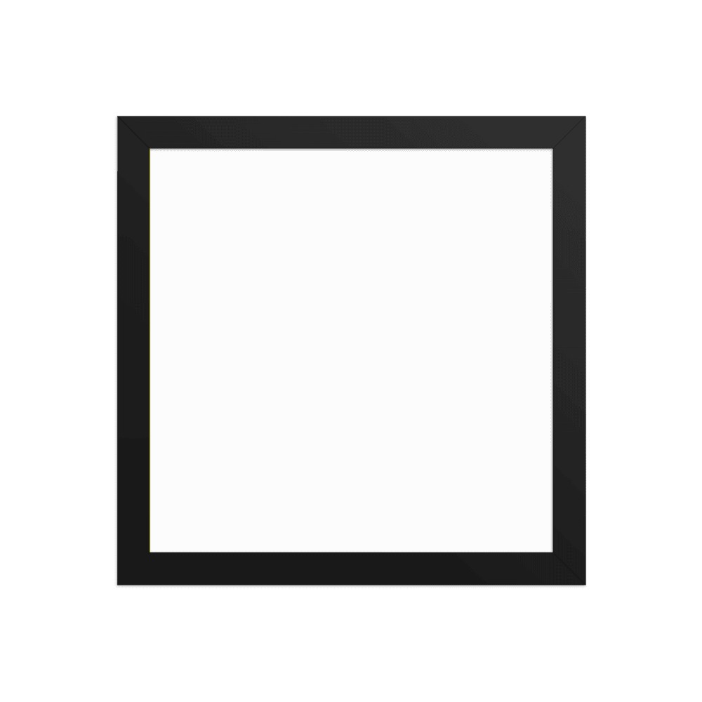 Premium Luster Photo Paper Framed Poster (in), product photo