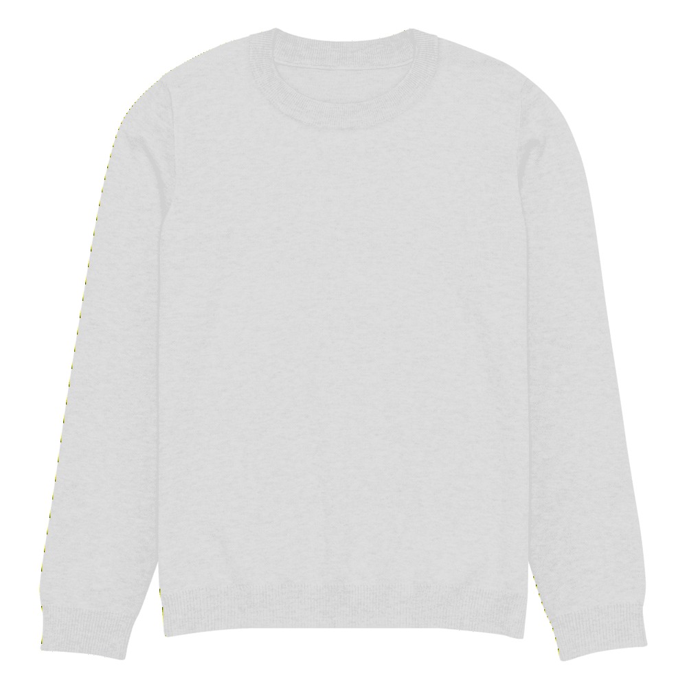 Unisex Classic Fit Knitted Crew neck Sweater, product photo