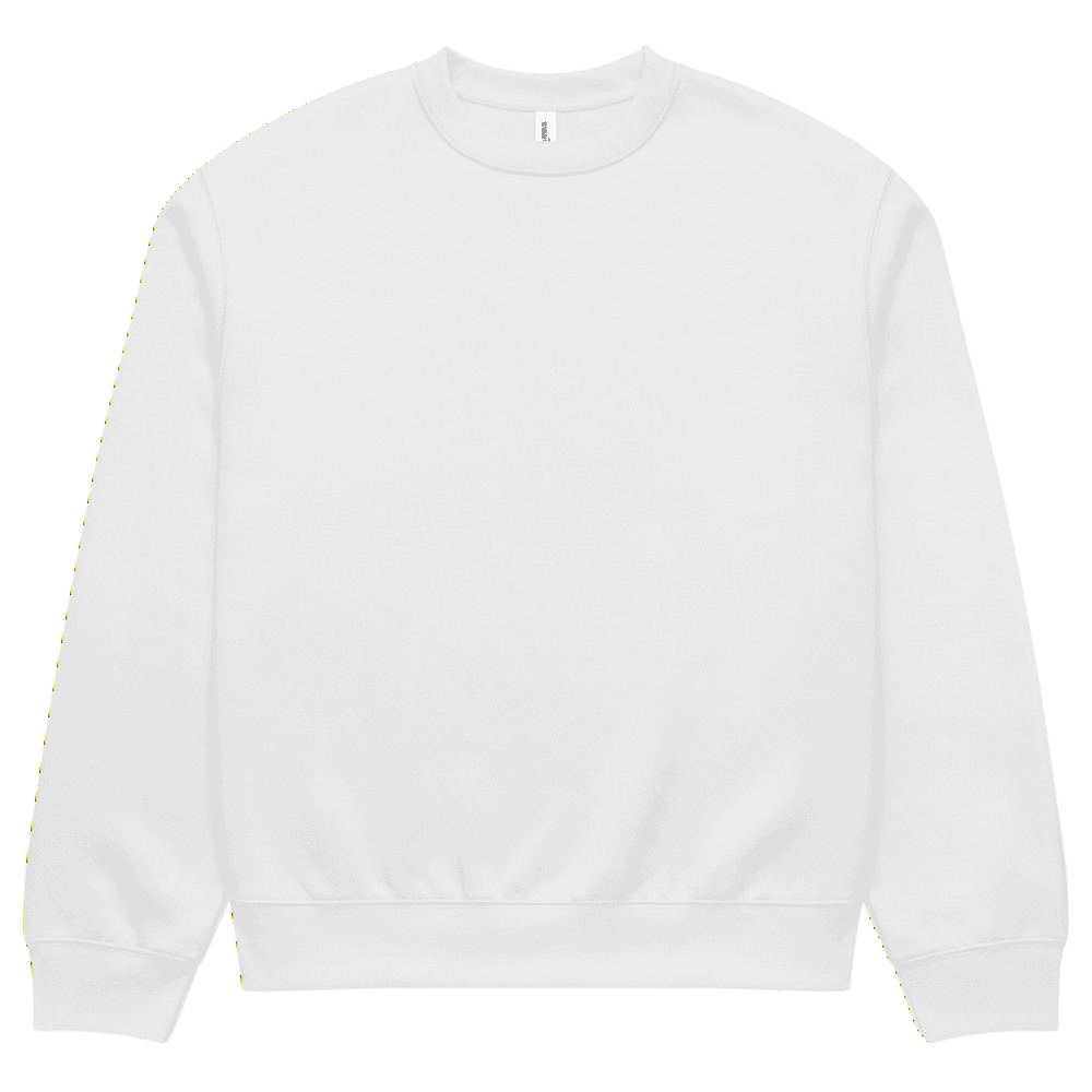 Unisex Oversized Heavyweight Sweatshirt | Bella + Canvas 4711, the base product before your customization is applied
