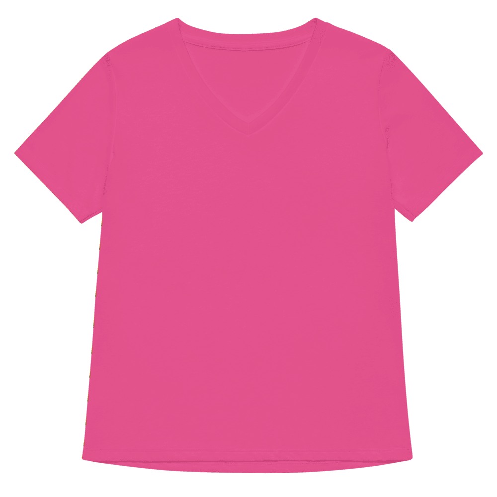 Women's Relaxed V-Neck T-Shirt | Bella Canvas 6405CVC, product photo